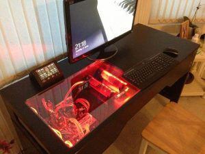 Computers Built into Desks are EPIC! - Computer Station Nation