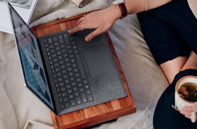 Lap Desk being used in a bed