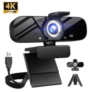 4K Webcam for PC Ultra HD Collaboration and Streaming Webcam with PDAF