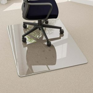 BEAUTYPEAK Tempered Glass Chair Mat Review — Best for Any Floor