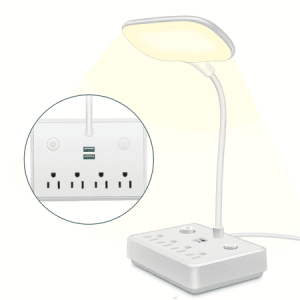 BOHASHIN LED Desk Lamp Review — Best Lamp with Built-In Power Strip