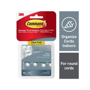 Command Round Cord Clips Review — Damage-Free Cable Management