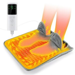 Electric Heated Foot Warmers, Double Sided Foot Heating Pad