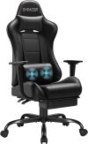 JONPONY Big and Tall Gaming Chair Review — 400 lb, Memory Foam, Massage