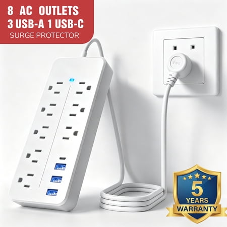 Lefree 12-Outlet Surge Protector