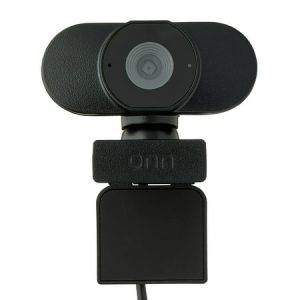 onn 1440P Webcam with Autofocus and Built-in Microphone