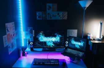 led strip lights desk setup