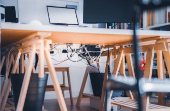 cable management desk