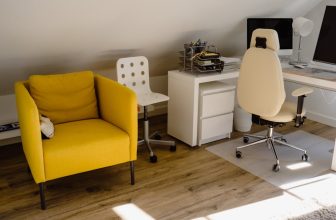 armless desk chair