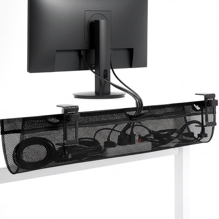 VIVO 36 inch Clamp-on Under Desk Cable Tray