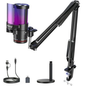 ZealSound Gaming USB Microphone Review — Best Mid-Budget Streaming Mic with Boom Arm