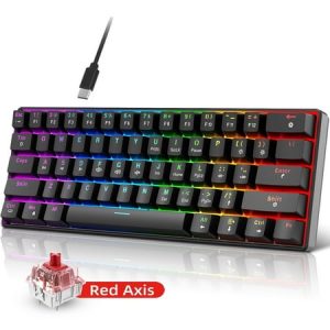 60% Hot-Swap Red Switch Mechanical Keyboard Review — Tinker’s Gateway Drug