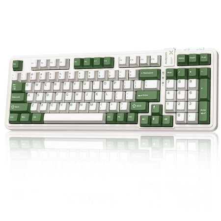 AUSDOM 98Pro Wireless Mechanical Silent Keyboard — silent tactile switches with gasket mount