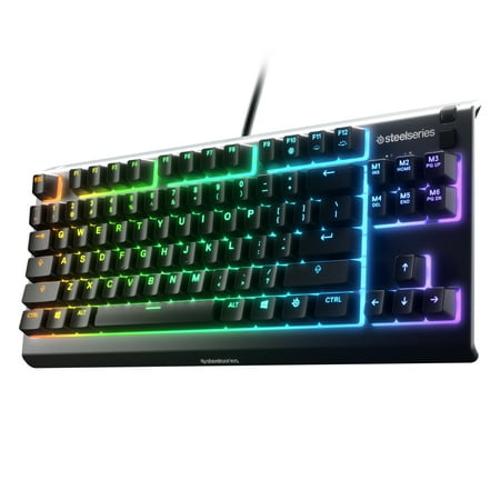 SteelSeries Apex 3 TKL — whisper-quiet gaming switches in tenkeyless layout