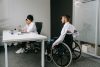 wheelchair height desk