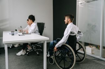 wheelchair height desk
