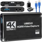 4K HDMI Capture Card Cam Link Complete Specifications