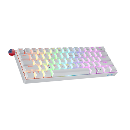 Geeky GK61 SE 60% | Mechanical Gaming Keyboard | 61 Keys Multi Color RGB LED Backlit for PC / Mac...