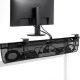 VIVO 36 Inch Clamp-on Under Desk Cable Management Net Mesh Tray